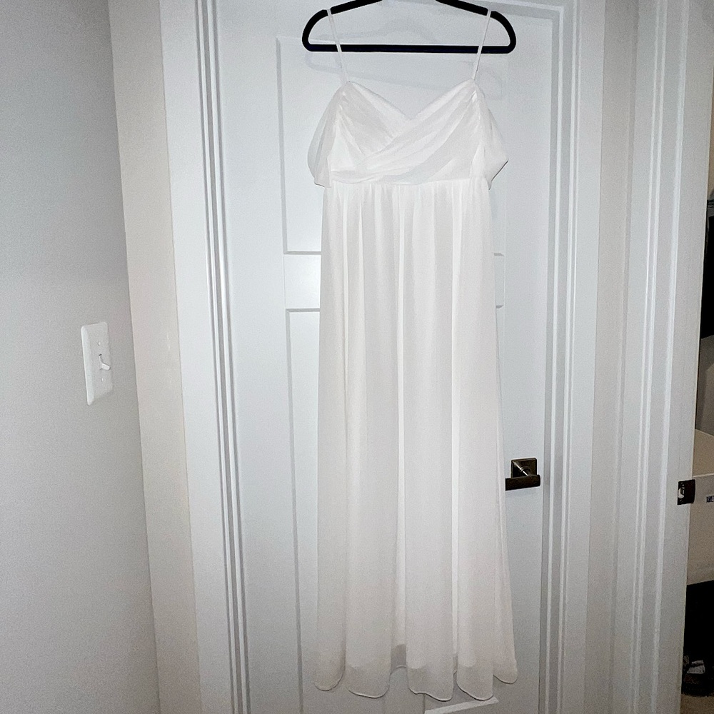 Casual White Gown